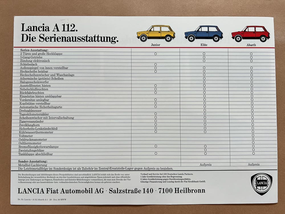 Audi A3 Sportback Zubehör Prospekt August 2004 NEU : Autoliteratur