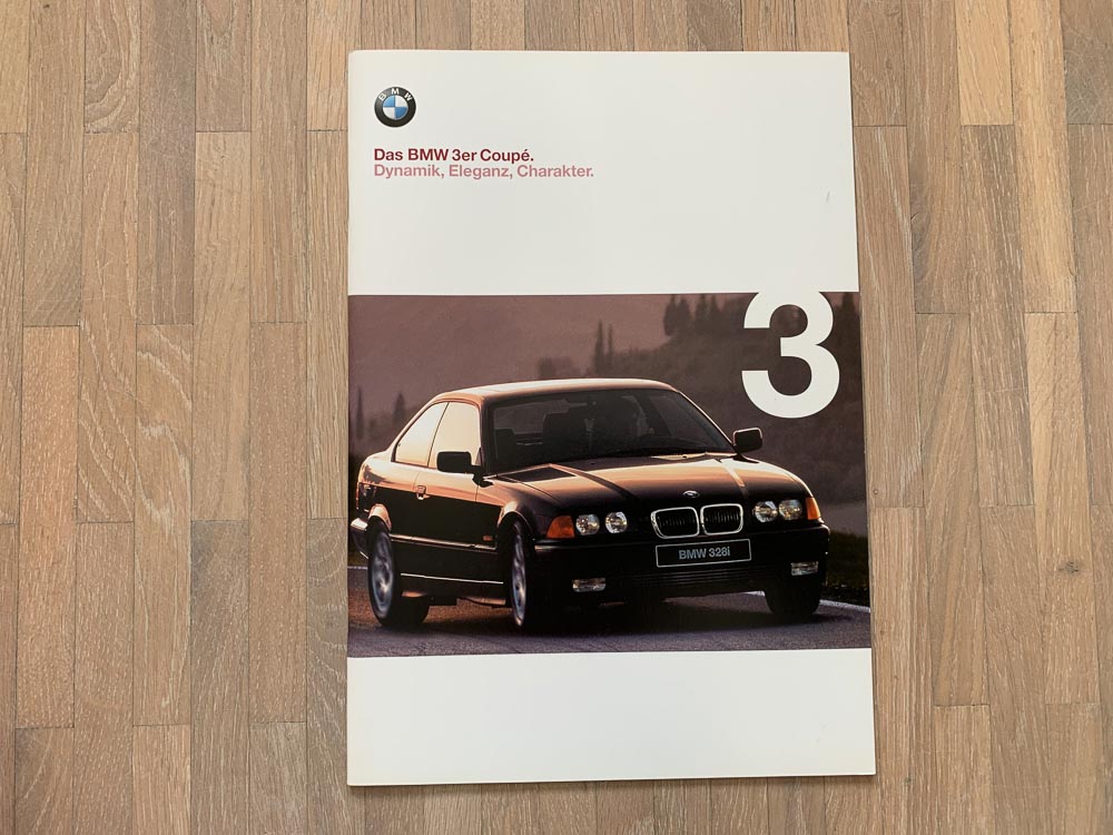 3er E36 (1990 – 1998) – Autoprospekte-Sammlung