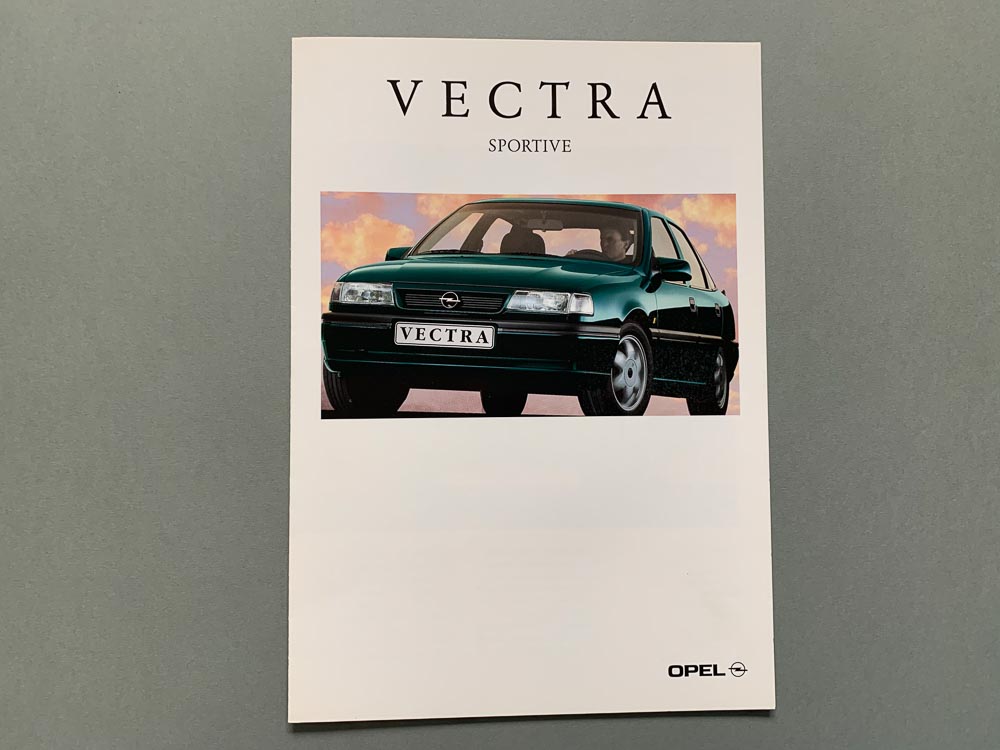 Opel Vectra Irmscher Venice Prospekt 1991 8/91 Autoprospekt Auto broschyr Heft 