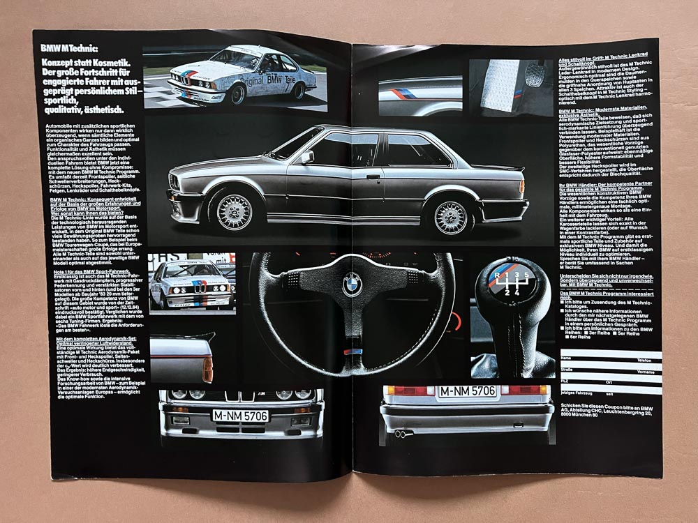 BMW M – Seite 2 – Autoprospekte-Sammlung